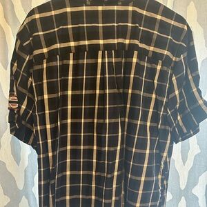 Harley Davidson button up short sleeve collared